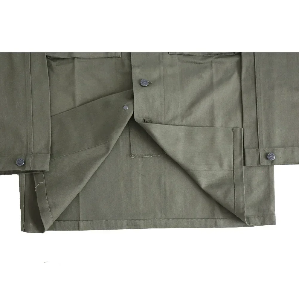 Chaqueta verde HBT de soldado americano de la Segunda Guerra Mundial, camisa deportiva de entrenamiento informal para exteriores para hombre, abrigo táctico informal para exteriores - imagen 2
