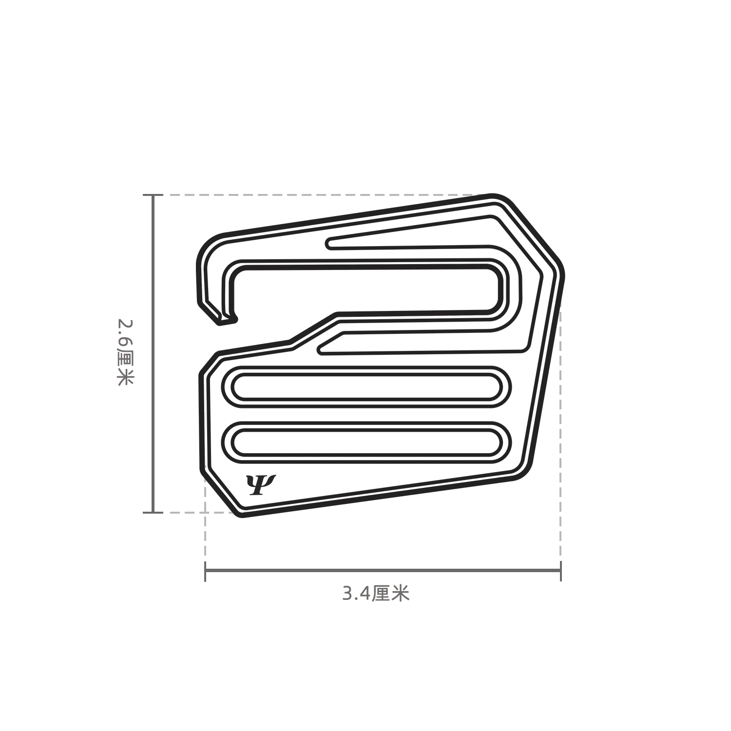 Gancho de aleación de aluminio de 25MM, hebilla de correas Molle ajustable, accesorios de expansión de equipo táctico - imagen 3