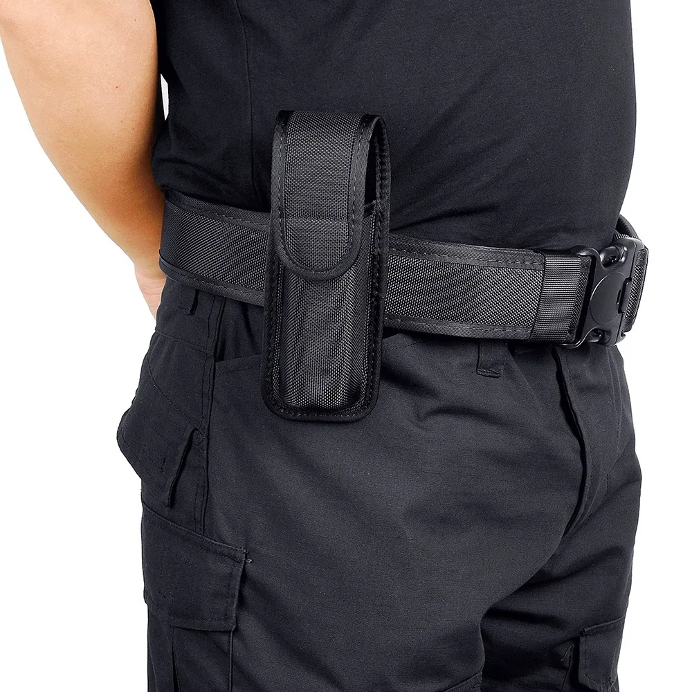 Funda pulverizadora para cinturón de servicio, bolsa para pulverizador de pimiento MK4, soporte para bote para chaleco MOLLE, linterna táctica de 1,5 ", funda de nailon para antorcha - imagen 5