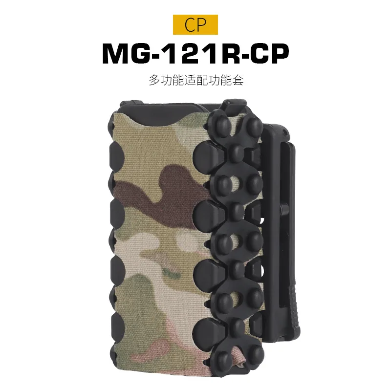 Bolsa táctica Mag de 9mm Molle, soporte elástico para linterna de caza, funda para cuchillo, bolsa para revista Airsoft, cinturón portátil para hombre, chaleco, equipo - imagen 2