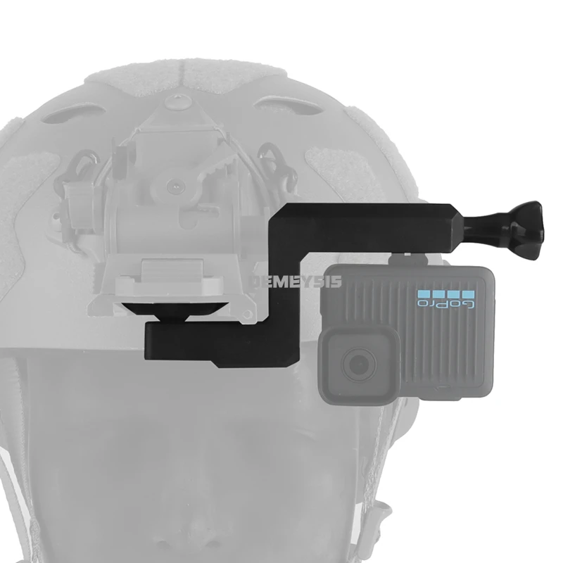 Adaptador de cámara para casco táctico, soporte adaptador de cámara Gopro para NVG Wilcox G19 G24 G30 G34 G69 G70 - imagen 3