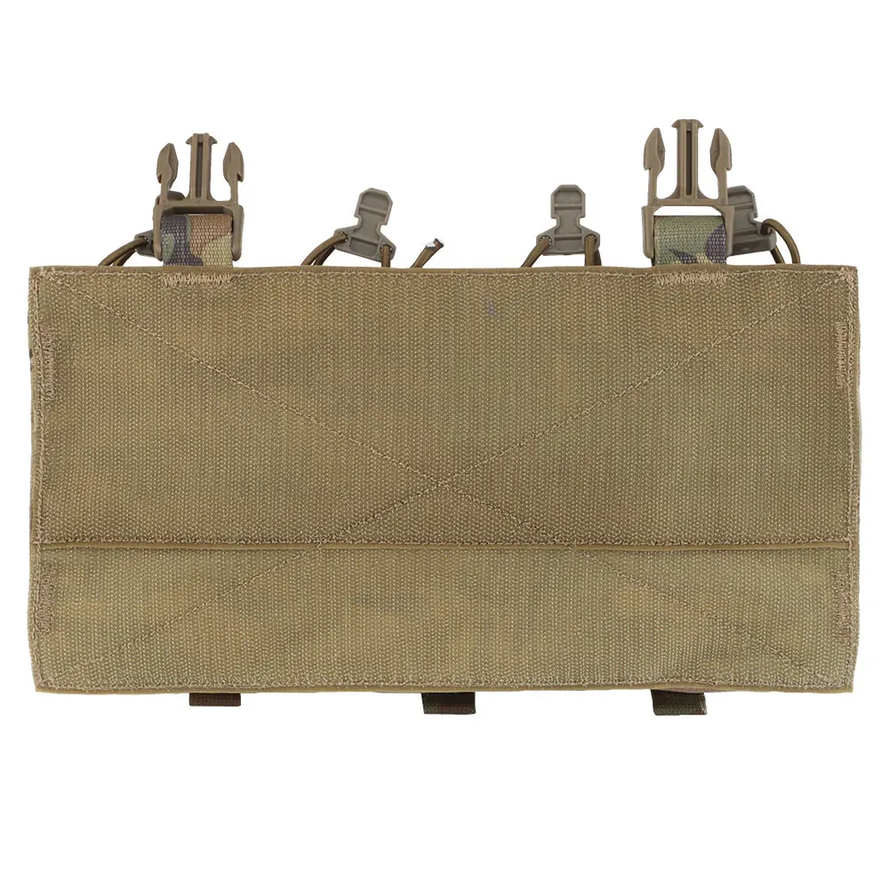 Bolsa táctica para revistas 5,56, bolsa cuádruple Mag AR15, Rifle Airsoft, bolsa MAG de cuatro orificios para chaleco de caza, portador de placa, Panel frontal - imagen 5