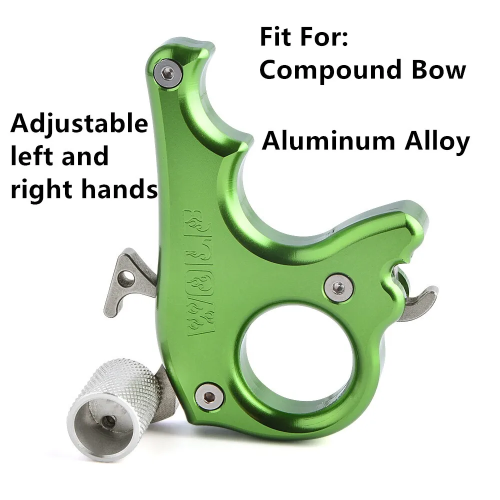 Arco compuesto, gatillo de liberación de 3 dedos, pinza de pulgar, liberación de mano izquierda/derecha, arco ajustable, caza, tiro con arco, objetivo - imagen 5