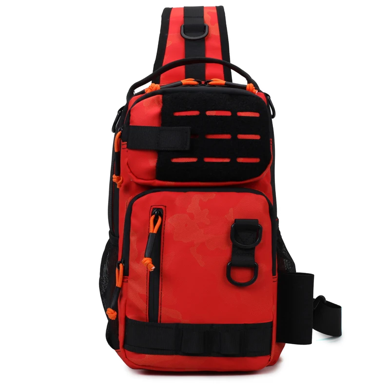 Bolsa de pecho para acampar, mochila táctica para hombre, deporte, hombro, senderismo al aire libre, escalada, ciclismo, pesca, viaje, riñonera MOLLE - imagen 2