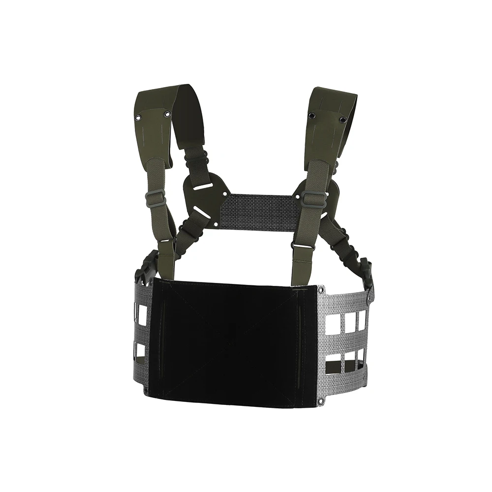 Plataforma de pecho para exteriores, ancho V2, nuevo sistema de arnés H, chaleco táctico de perfil bajo, paneles MOLLE extendidos, equipo de caza Airsoft CS - imagen 4