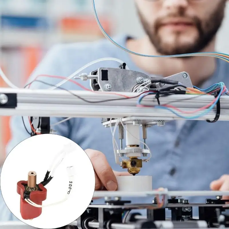 Bloque calefactor Hotend loza respuesta cálida rápida Arreglos tipográficos corriente directa K1KF - imagen 5