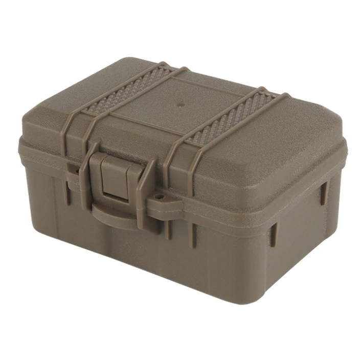 Caja de almacenamiento de equipo táctico de 12,4x8cm, caja versátil multifuncional para exteriores, linterna de medicina EDC, estuche impermeable, caja láser - imagen 5