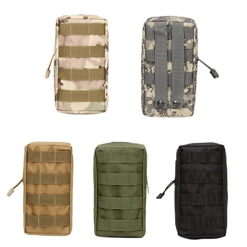 Riñonera táctica para hombre, paquetes de cadera EDC de camuflaje, bolsa para teléfono móvil para hombre, bolsas con cinturón Molle de alta resistencia para exteriores, mochila Molle - imagen 3
