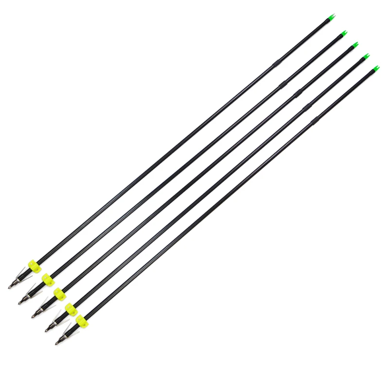 Flecha de fibra de vidrio reemplazable para pesca, deslizador de seguridad para caza, accesorios de Bowfishing, anillos de flecha, 8mm, 6 unidades, 12 unidades - imagen 5