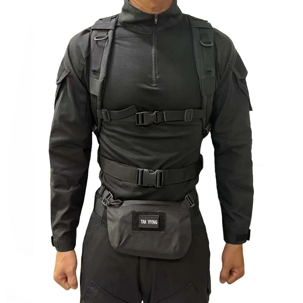 Mochila táctica, bolso con correa para el pecho, bolso de un solo hombro para deportes de senderismo al aire libre, riñonera, bolso antirrobo, bolso para teléfono móvil - imagen 4