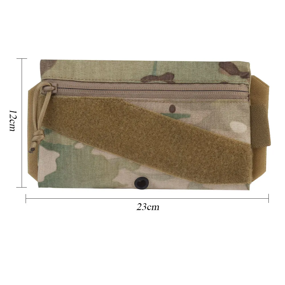 Bolsa táctica Gp, Panel de gancho, herramientas universales, bolsillo para dulces, bolsa de almacenamiento colgante adjunta, accesorios de caza Airsoft de nailon - imagen 3