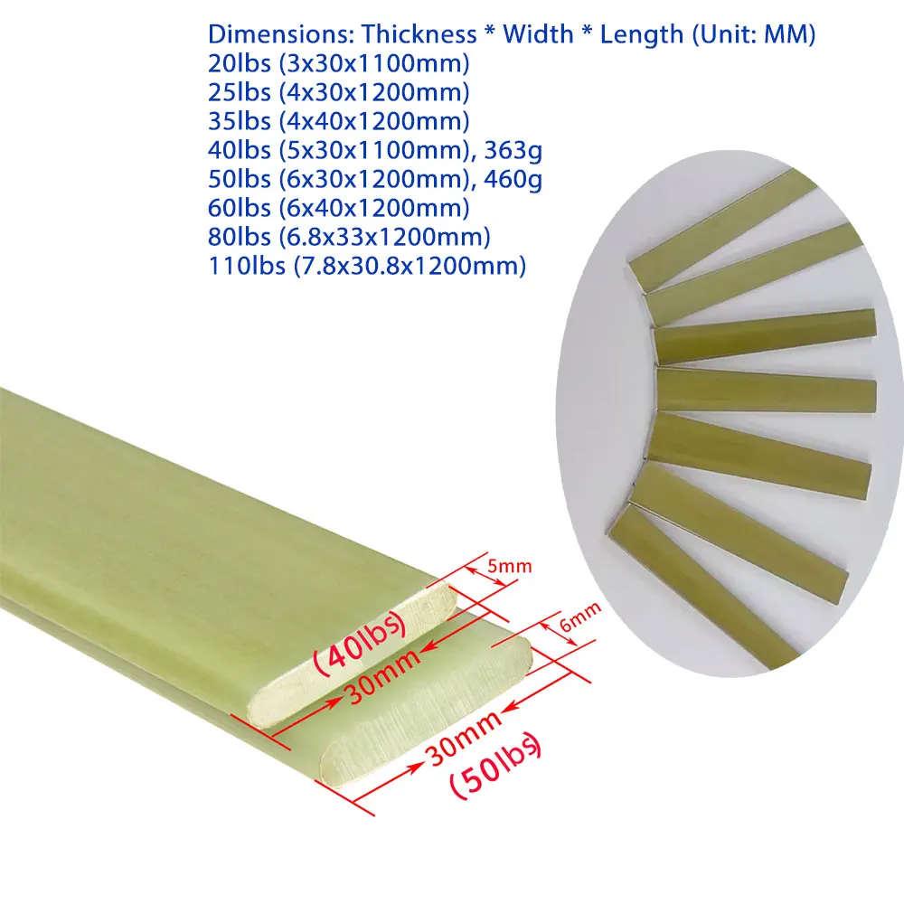 Arco recurvo de tiro con arco, 20/25/35/40/50/60/80/110 libras, arco de resina epoxi translúcido de alta elasticidad, tiro con arco, objetivo de caza - imagen 4
