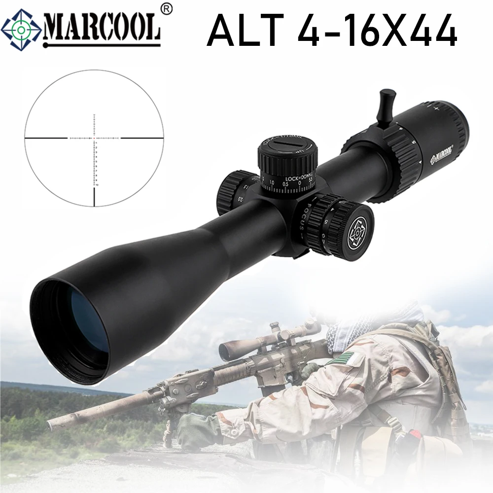 MARCOOL Wolverine SFP SFIRG - Mira telescópica táctica para rifle