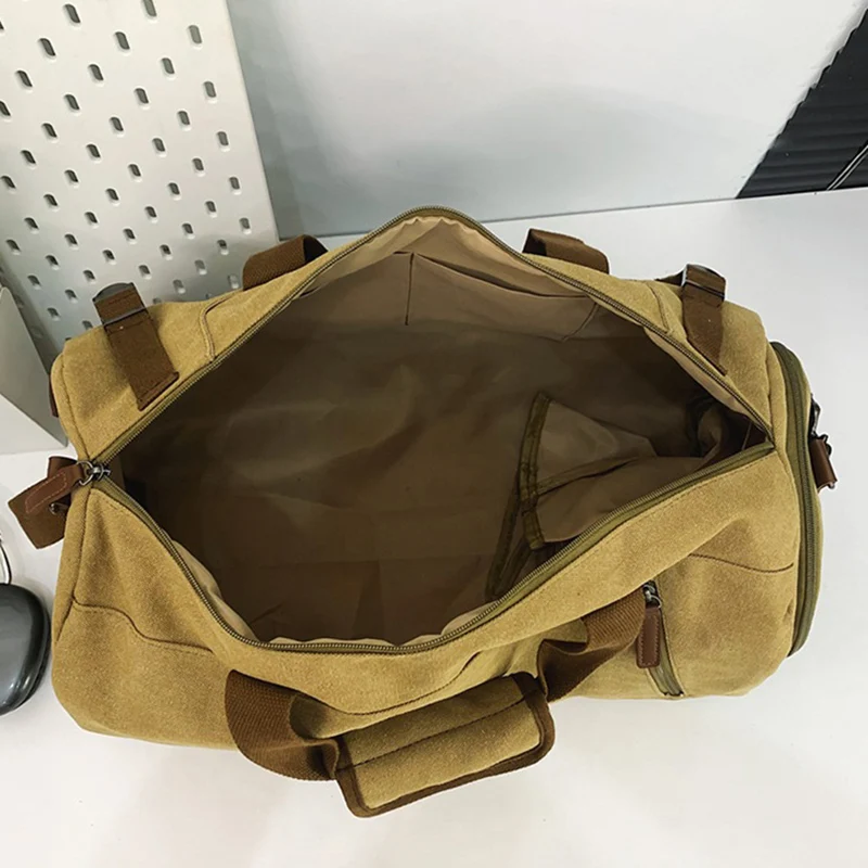 Bolsa deportiva para gimnasio, Fitness, Yoga, bolsa de viaje con zapatos, bolsa seca y húmeda para senderismo al aire libre, bolsas para acampar, mochila escolar de negocios grande - imagen 5