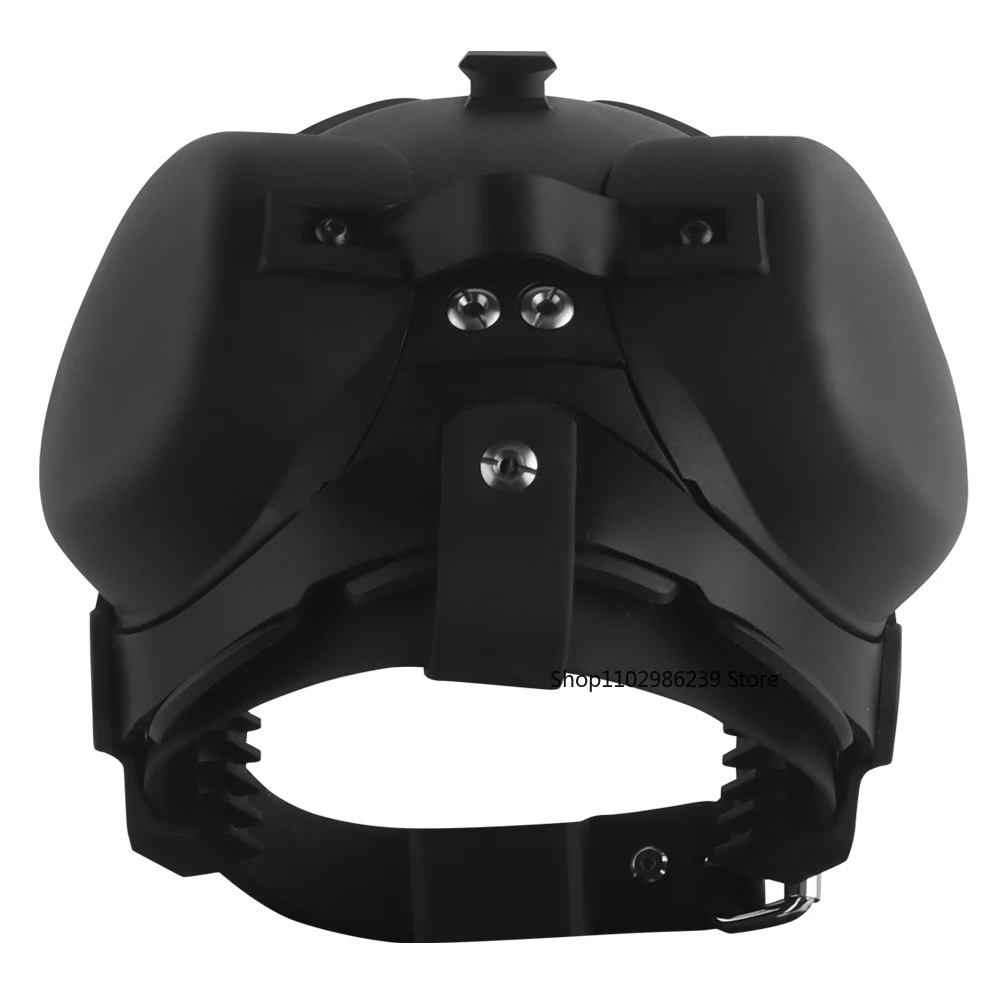 Casco para perro K9 con gafas, casco protector táctico para perros M/L, casco ajustable para mascotas al aire libre para entrenar y cazar - imagen 4