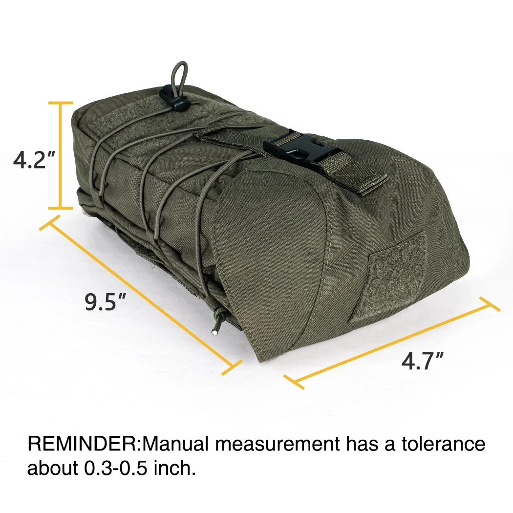 IDOGEAR-bolsa táctica GP, bolsa de utilidad de uso General, bolsa de reciclaje de artículos diversos MOLLE, equipo 3574 - imagen 4