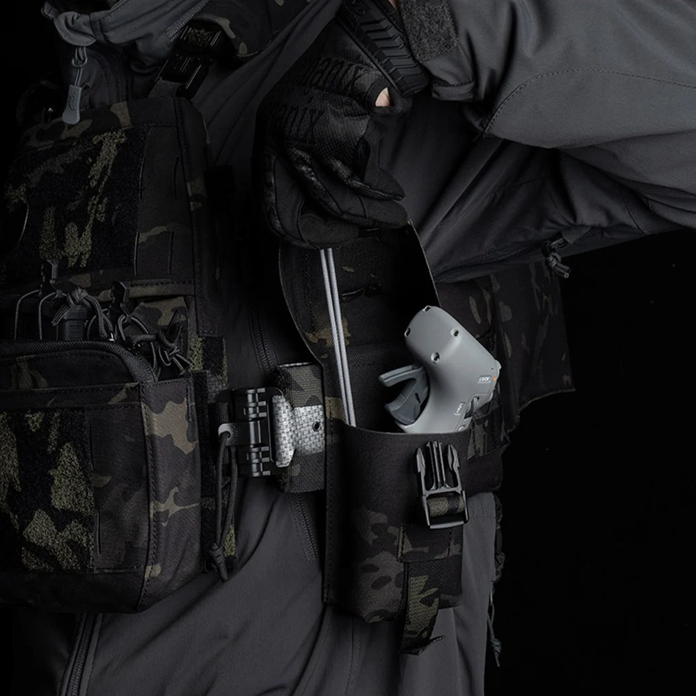 Bolsa de almacenamiento para Control remoto de Dron DJI, palo de controlador FPV, bolsa MOLLE, palanca de control remoto AVATA, bolsas de desplegamiento rápido, equipo de chaleco - imagen 5