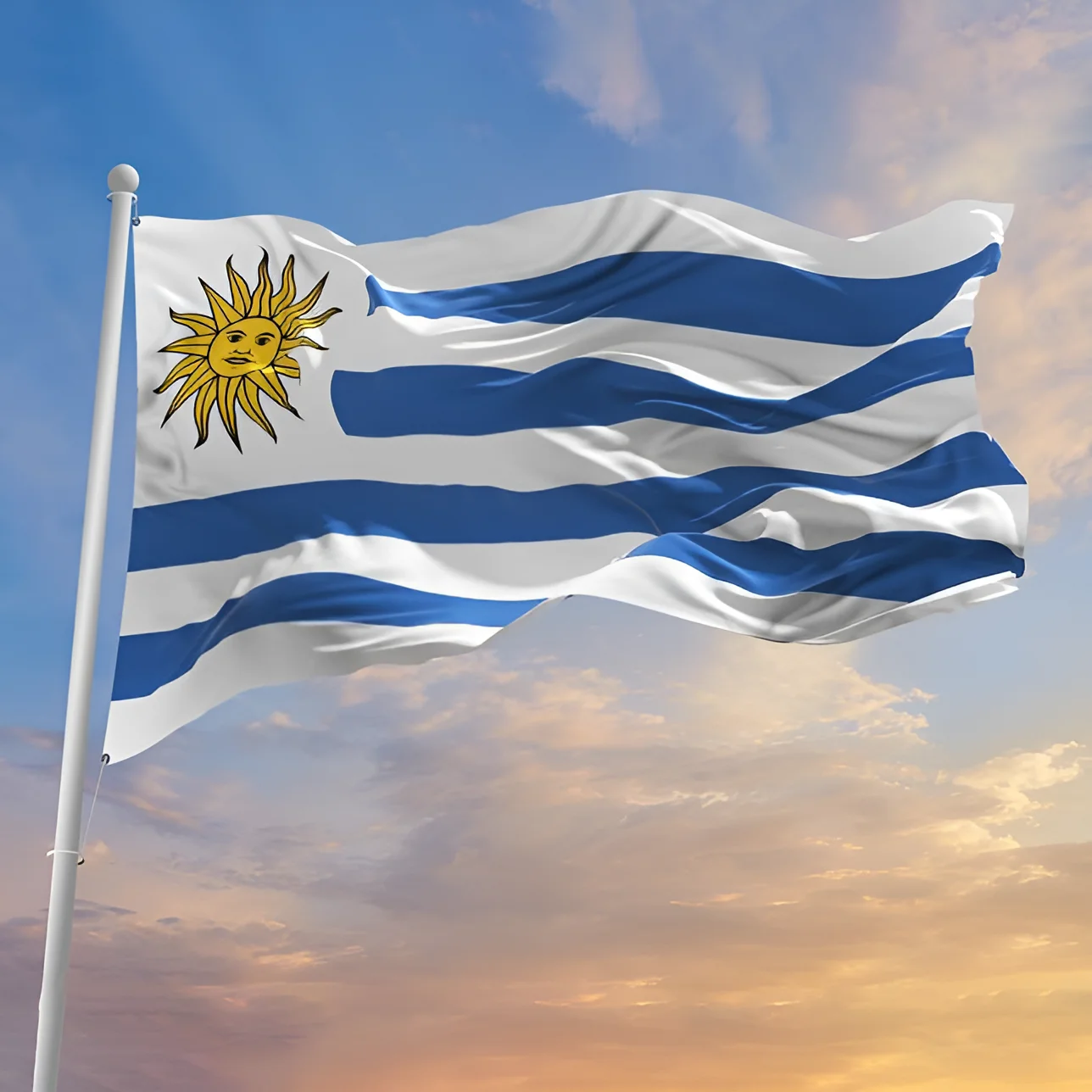 Bandera de Uruguay de 90x150cm, banderas de Uruguay, decoración impresa de poliéster, tapiz de pancarta - imagen 2