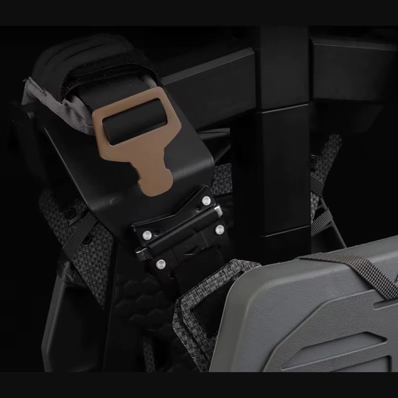 Chaleco portaplacas táctico MOLLE para airsoft y caza, ajuste - imagen 3