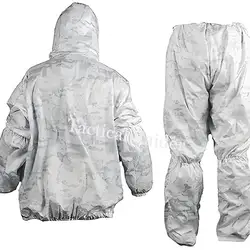 Mono militar ruso invierno camuflaje nieve táctico