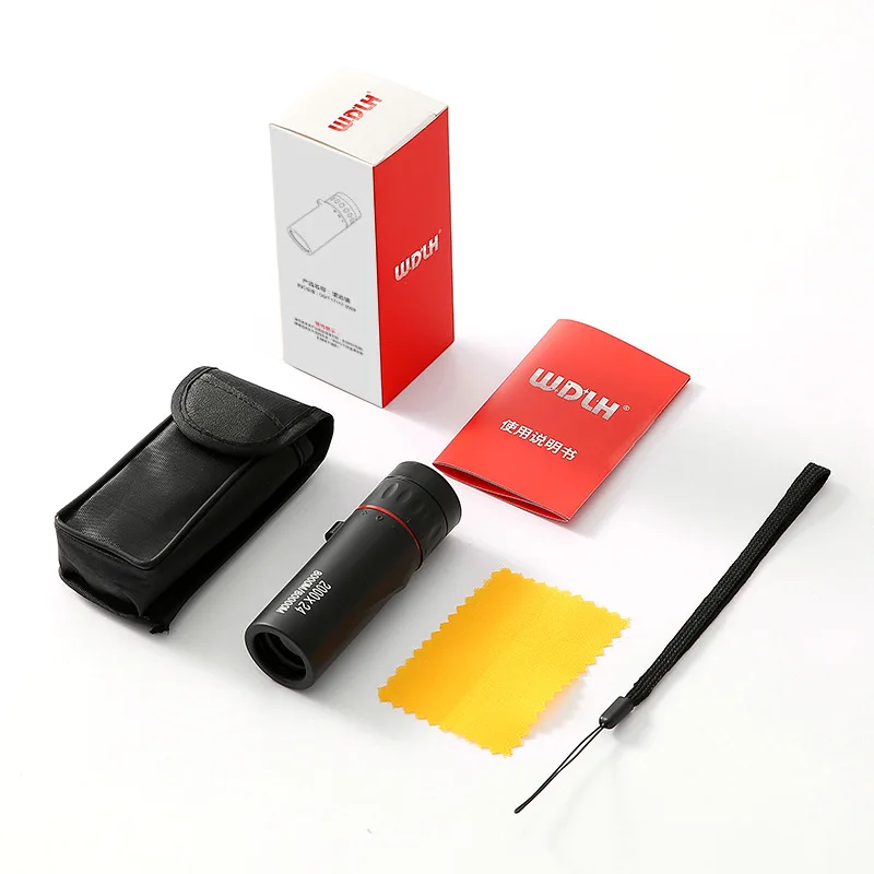 Telescopio Monocular HD de 2000x24, Mini telescopio portátil para teléfono móvil con soporte, telescopios para acampar al aire libre, caza, observación de aves - imagen 3