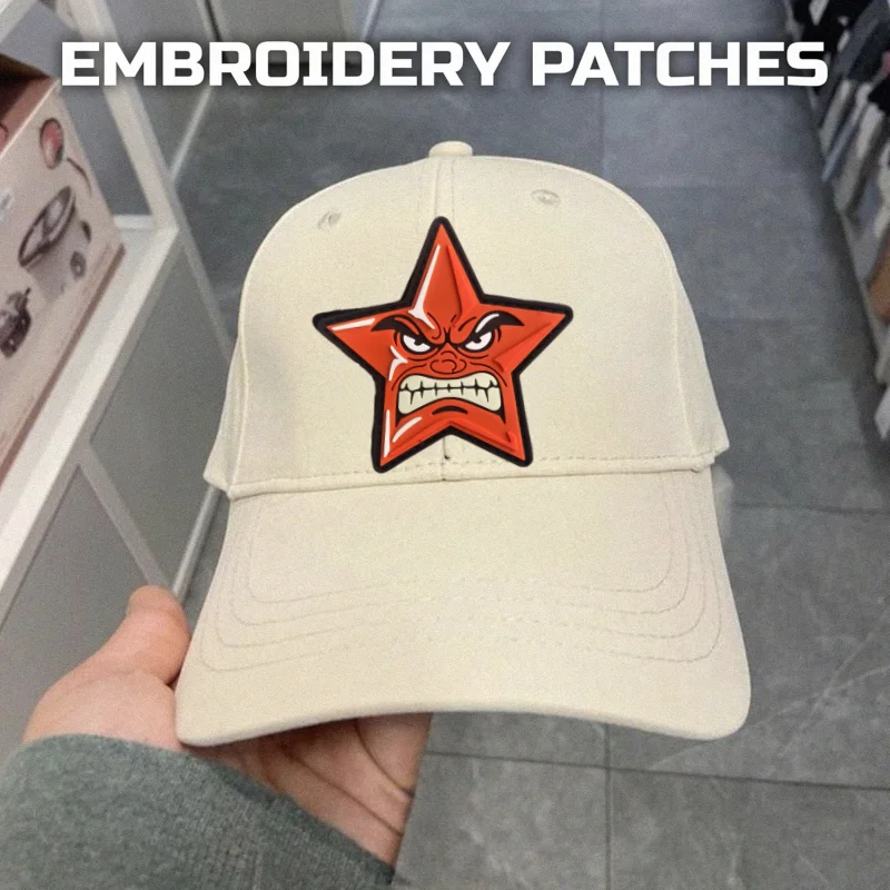 Angry Anime Star parche de PVC 3D chaleco táctico gancho y bucle sombrero insignia de moral mochila pegatinas decorativas brazalete parches para ropa