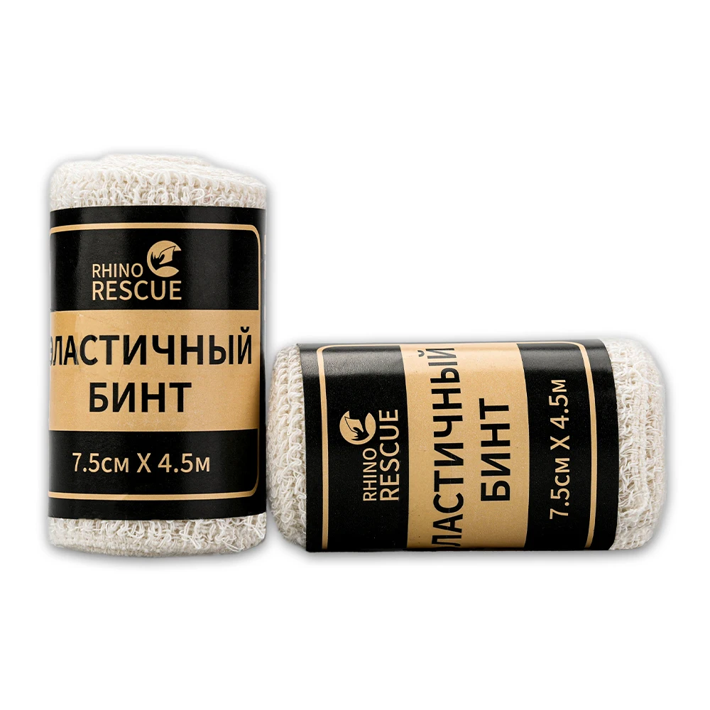 RHINO-vendaje elástico de crepé de 6/12 piezas, Kit de primeros auxilios, vendaje de gasa para heridas, vendaje de enfermería para cuidado de emergencia, deportes al aire libre - imagen 5