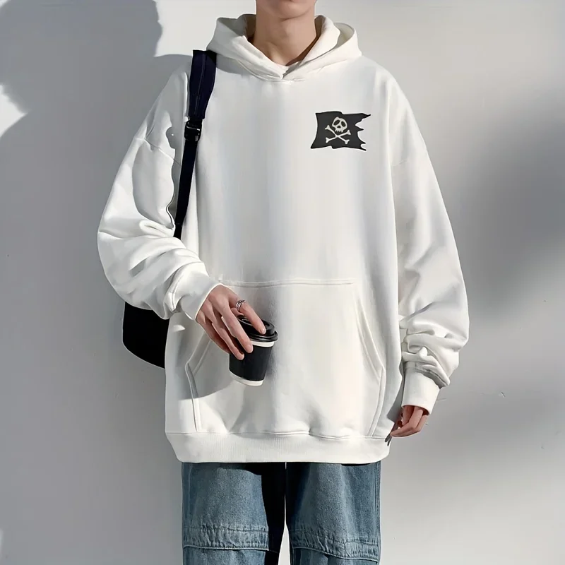 1 unidad de pegatina de parche termoadhesivo bordado con bandera pirata de calavera blanca y huesos cruzados con barco pirata para sombreros, vaqueros, chaquetas DIY - imagen 3