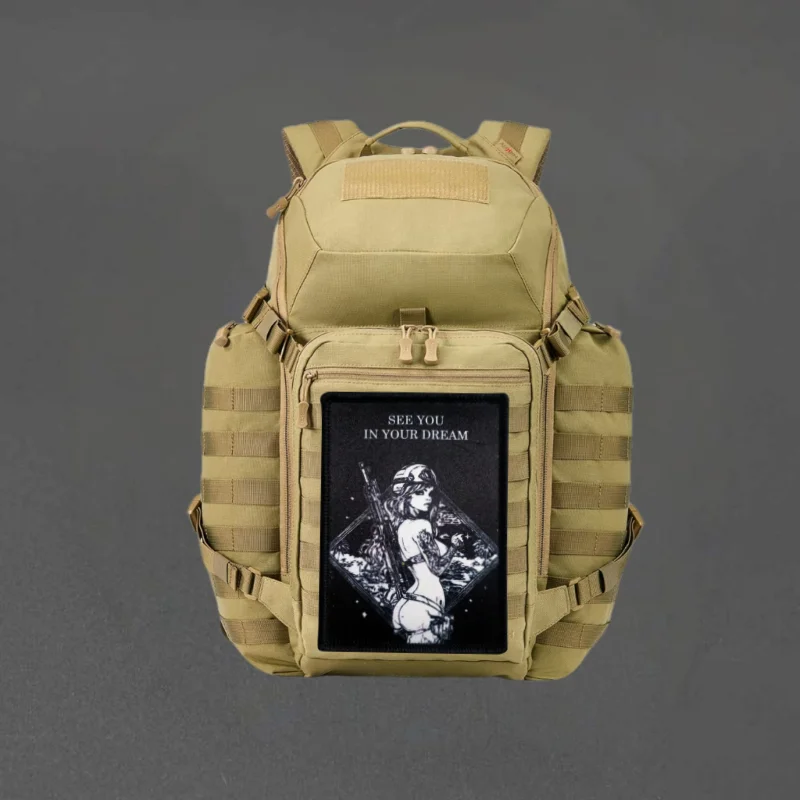 Parche con estampado See You in Your Dream, chaleco táctico, insignia de moral con gancho y bucle, pegatinas decorativas para mochila, parches para brazalete para ropa