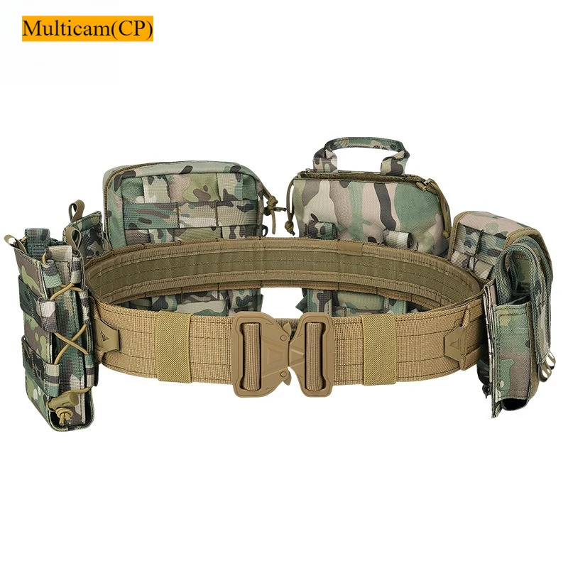 Cinturón táctico MOLLE – Bolsas para radio, médico y munición - imagen 3