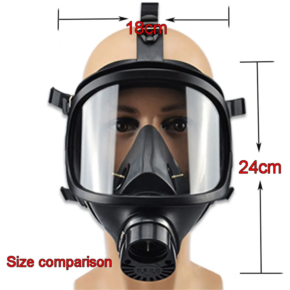 Máscara antigás MF14 con filtro polvo y facial para respiración - imagen 2