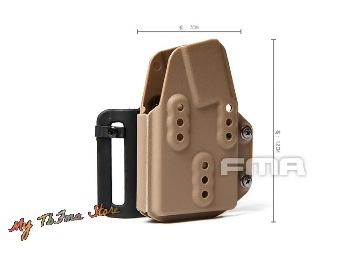 FMA Kydex-Bolsa de transporte portátil para chaleco táctico, sistema de cinturón para caza, AR Mag, 5,56 - imagen 4