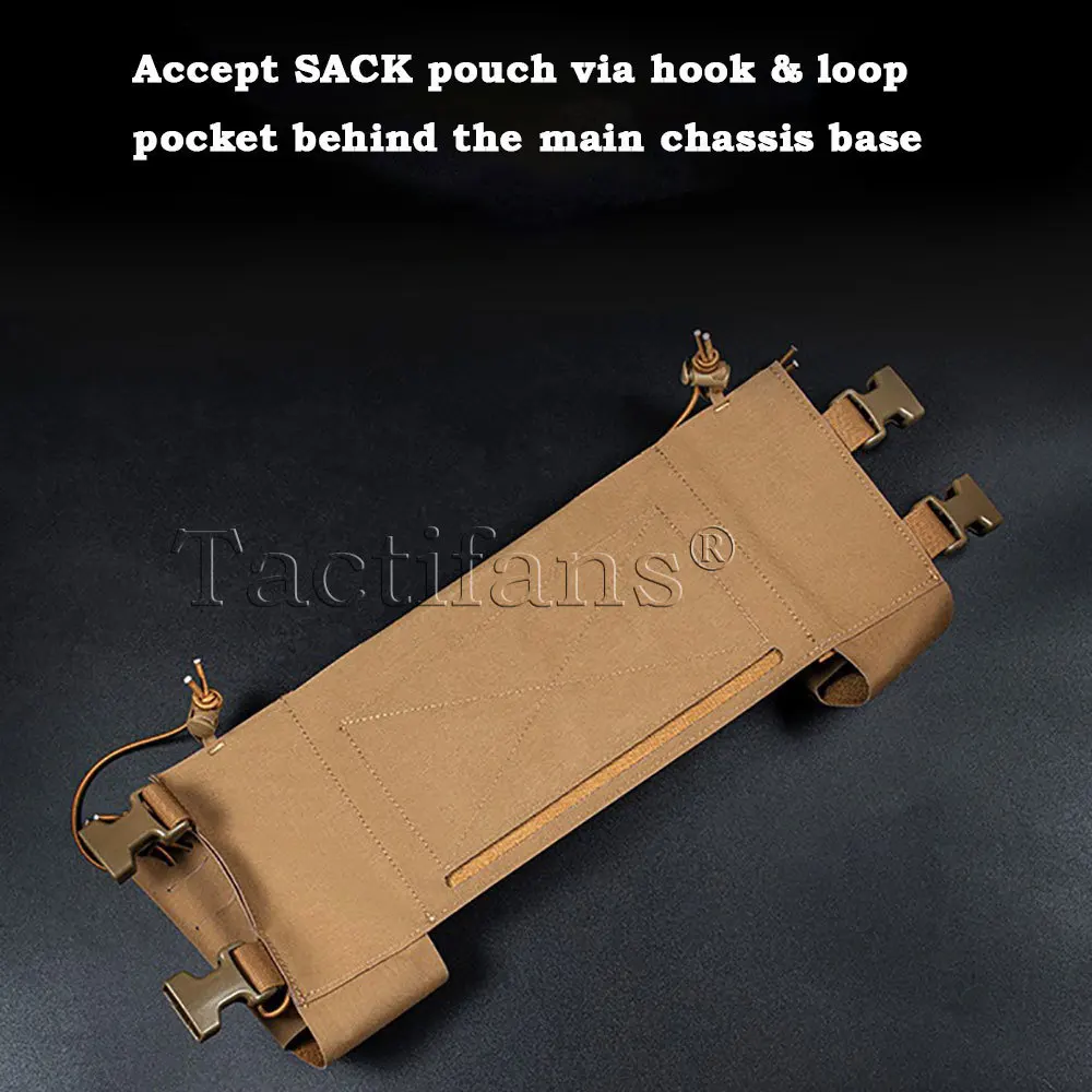 Expansor de alas Cosa 1, expansión para MK4, aparejo de pecho, chasis de Micro lucha, Radio, bolsa de revista, chaleco de caza, equipo de nailon 500d - imagen 4