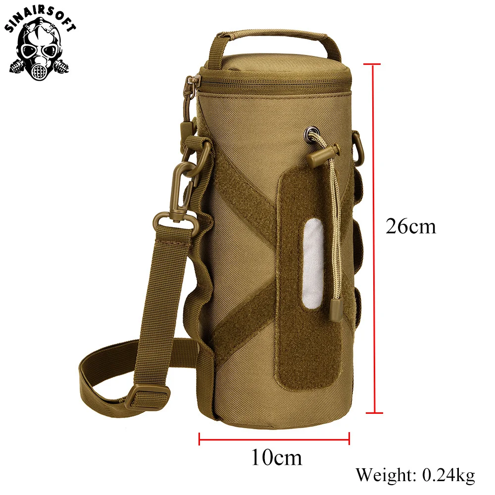 SINAIRSOFT-bolsa táctica Molle para botella de agua, mochila militar de nailon, funda para cantimplora, bolsa de viaje al aire libre, 1000Ml, novedad - imagen 2