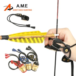 Protector de dedo para tiro con arco, protección resistente al desgaste para los dedos, arco recurvo tradicional, flecha, accesorios de caza