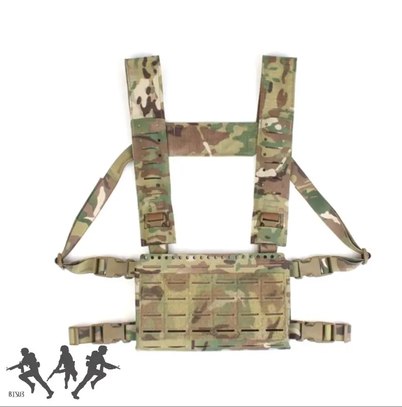 Chaleco táctico estilo SS, arnés de corte láser tipo H, correa de hombro para MK4, MK5, 34A, aparejo de pecho - imagen 3