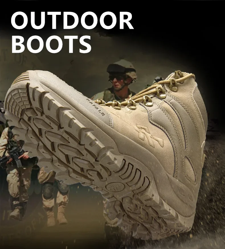 Botas tácticas para terreno irregular