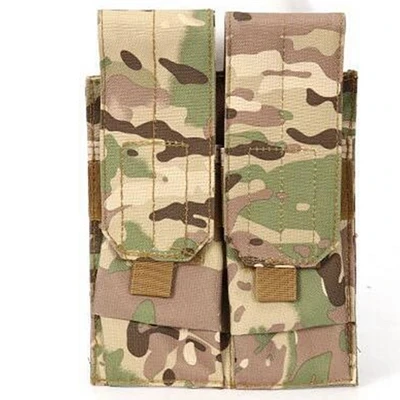 Equipo táctico Dual AK 47/74 bolsa para revistas de pistola AK bolsa para revistas caza táctica tiro CS bolsa de combate Mag - imagen 2