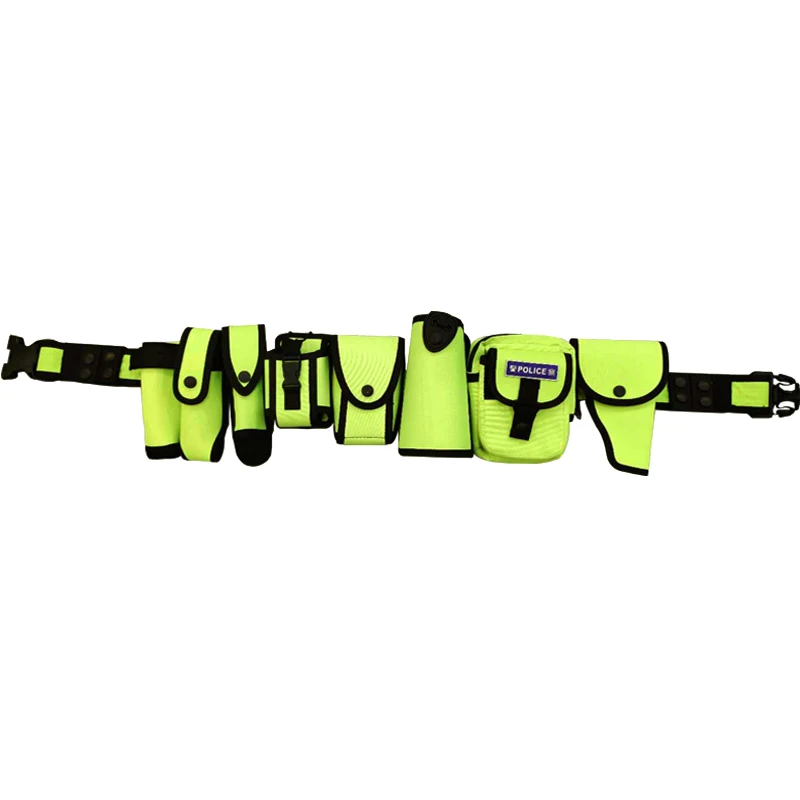 Cinturón táctico militar, cinturón ajustable para personal de servicio policial, equipo de combate multifuncional para caza al aire libre, juego de 8 piezas - imagen 4