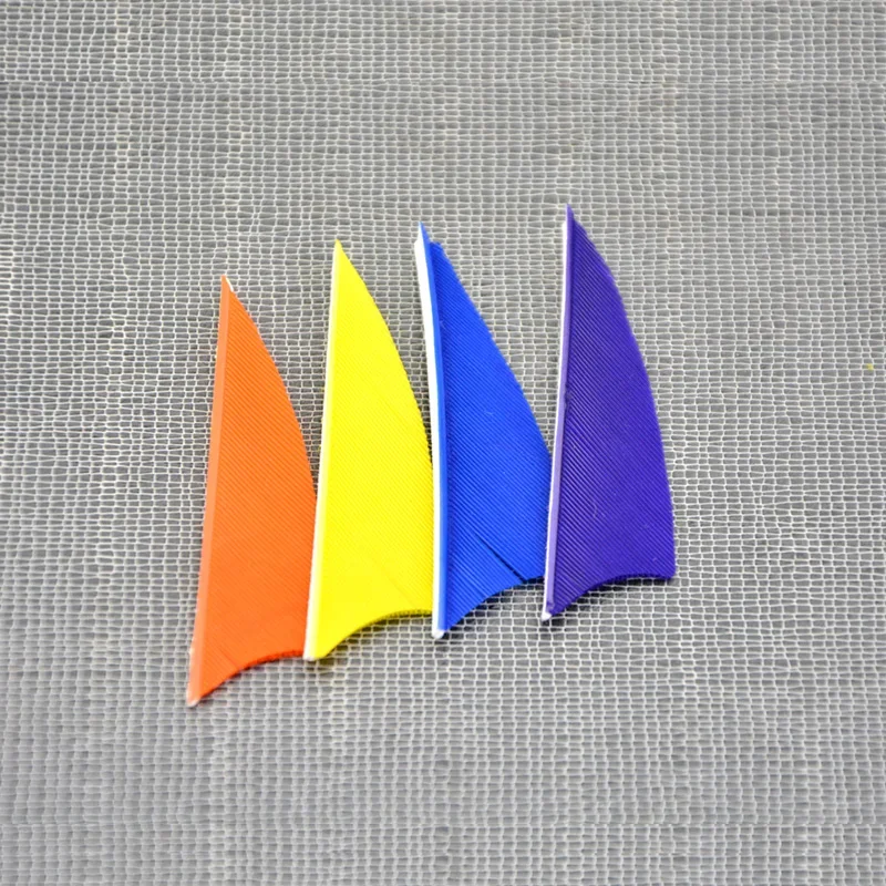 Paleta de plumas de pavo para tiro con arco, escudo Universal, flecha, ala para tiro con arco, arcos de objetivo de caza, herramienta de bricolaje, 50 unidades - imagen 2