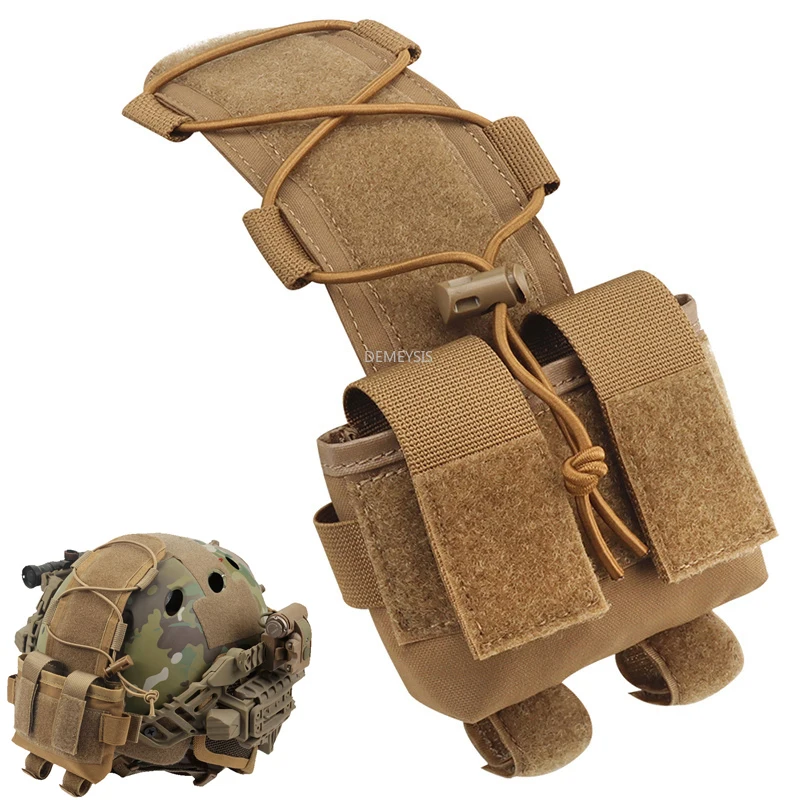 Bolsa para batería de casco Airsoft MK2, bolsa portadora de batería, cascos tácticos, paquete de contrapeso, bolsa de peso de equilibrio, accesorios para cascos