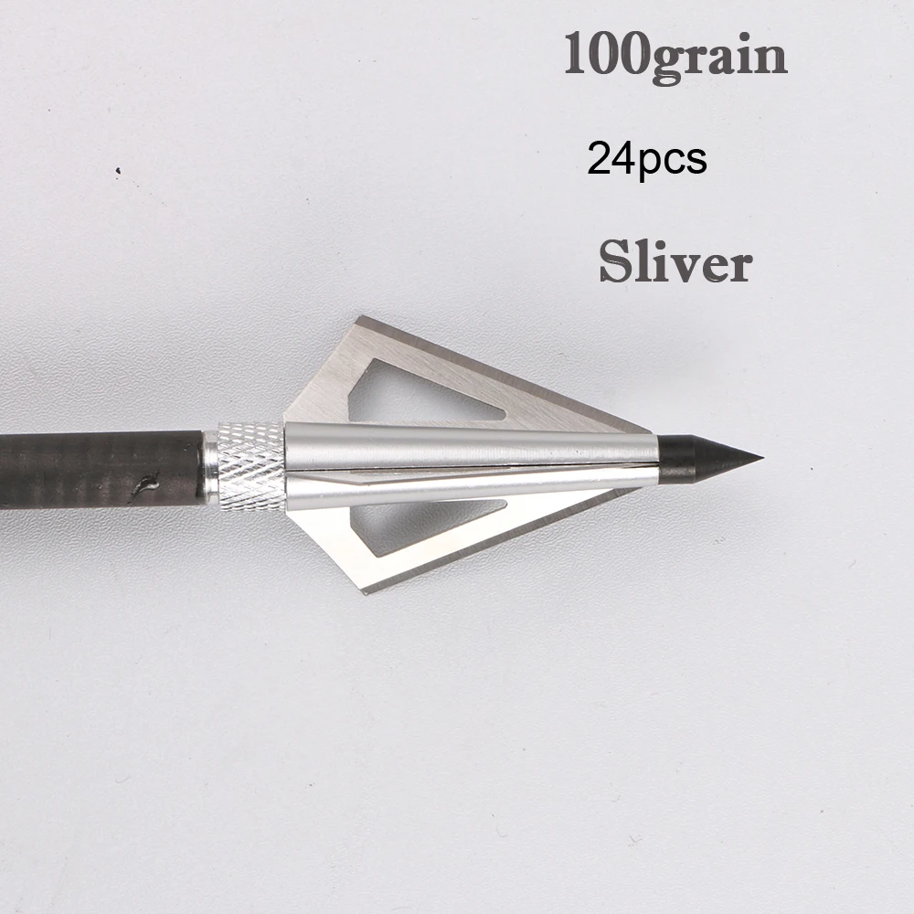 100grain 24pcs silve
