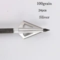 100grain 24pcs silve