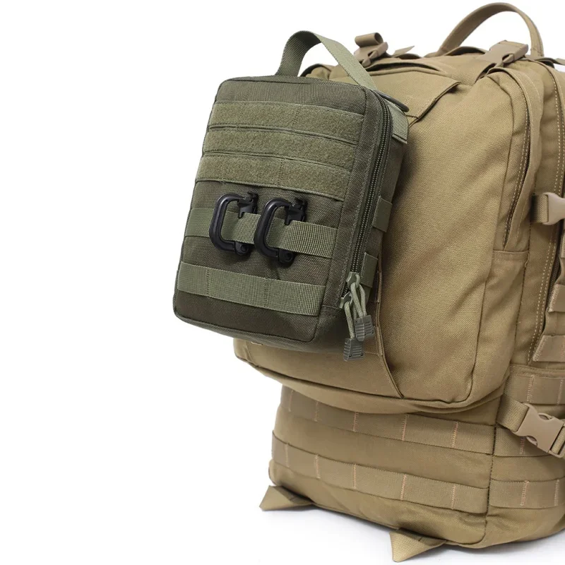 Bolsa de herramientas Molle EDC de utilidad, riñonera para acampar, senderismo, organizador grande, bolsas de accesorios para deportes al aire libre y caza - imagen 3