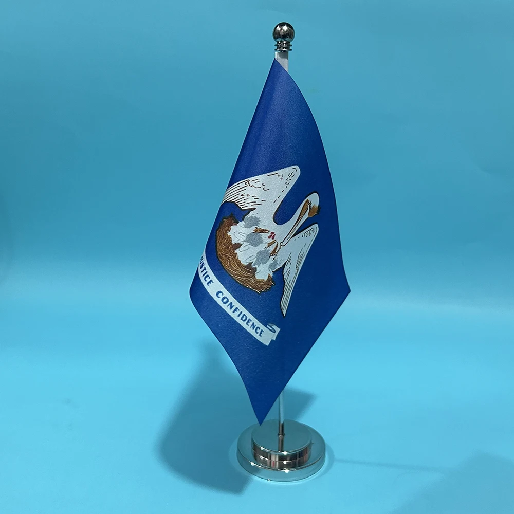 SKY FLAG Bandera de escritorio Luisiana en poliéster - imagen 4