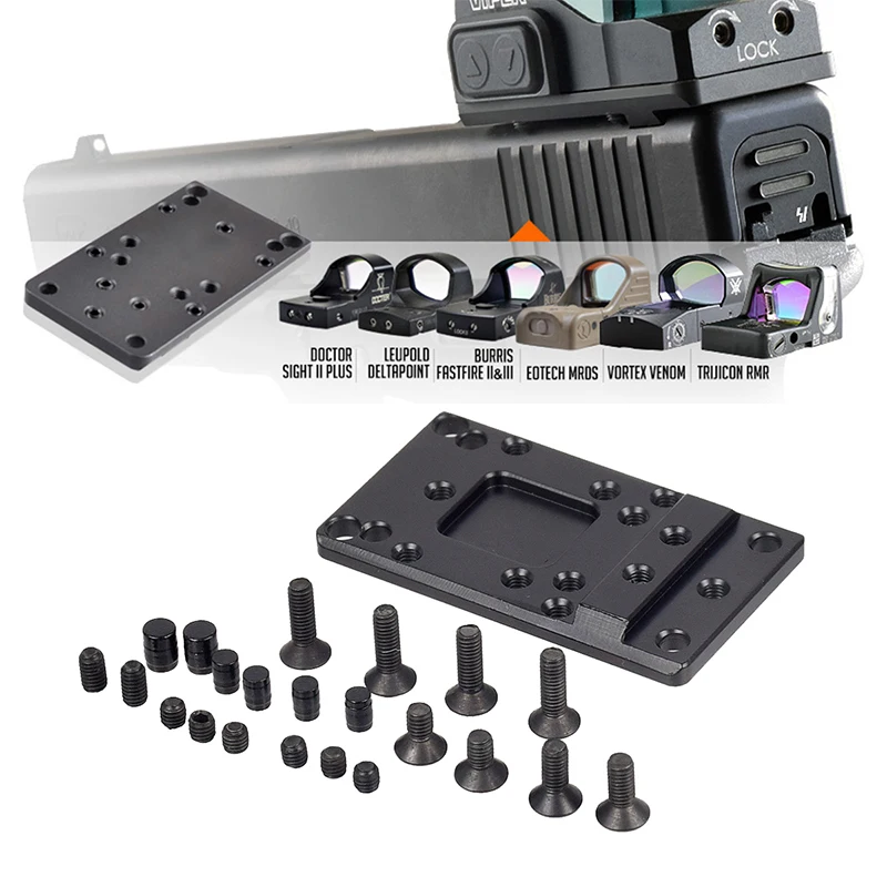 Óptica táctica Universal, Base de mira de punto rojo, serie A1, B1, C1, D1, E1, F1, soporte de alcance para placa adaptadora de montaje 1911 HK USP P226 XD - imagen 3