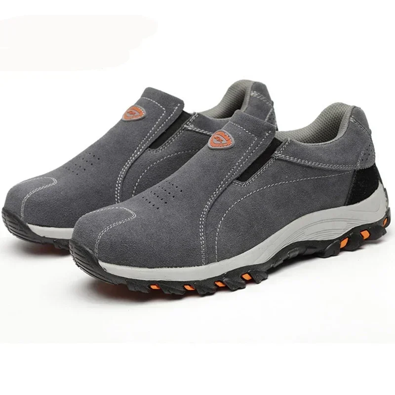 Zapatos de trabajo de seguridad para hombre, botas informales transpirables a la moda, a prueba de trabajo, a prueba de perforaciones, con punta de acero - imagen 5