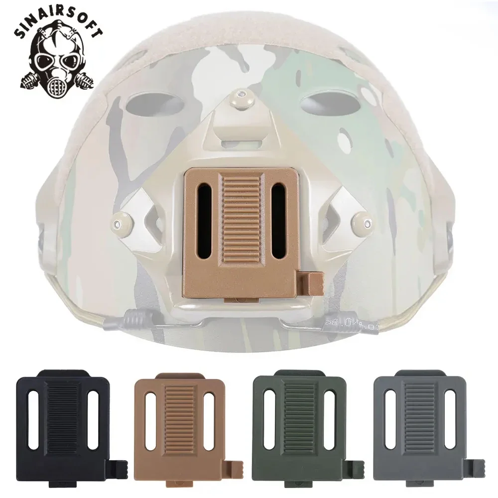 Adaptador de montaje NVG para casco táctico, adaptador de visión nocturna para cascos rápidos, Base de uso de faros, accesorios para casco Airsoft - imagen 3