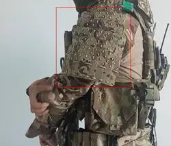 Hombreras tácticas de nylon para placa balística