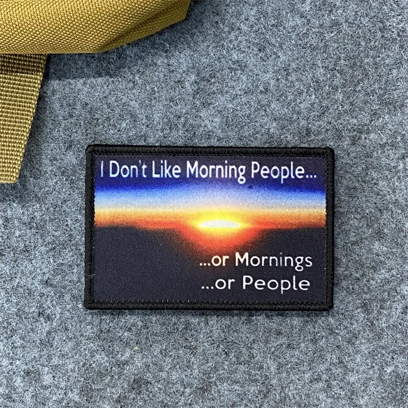 Parche de ratas de Río, hermosa pegatina de amanecer, aplique de impresión interesante, parches de mochila de gancho y bucle, accesorios decorativos - imagen 5